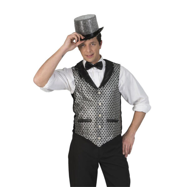 Gilet Argent Disco